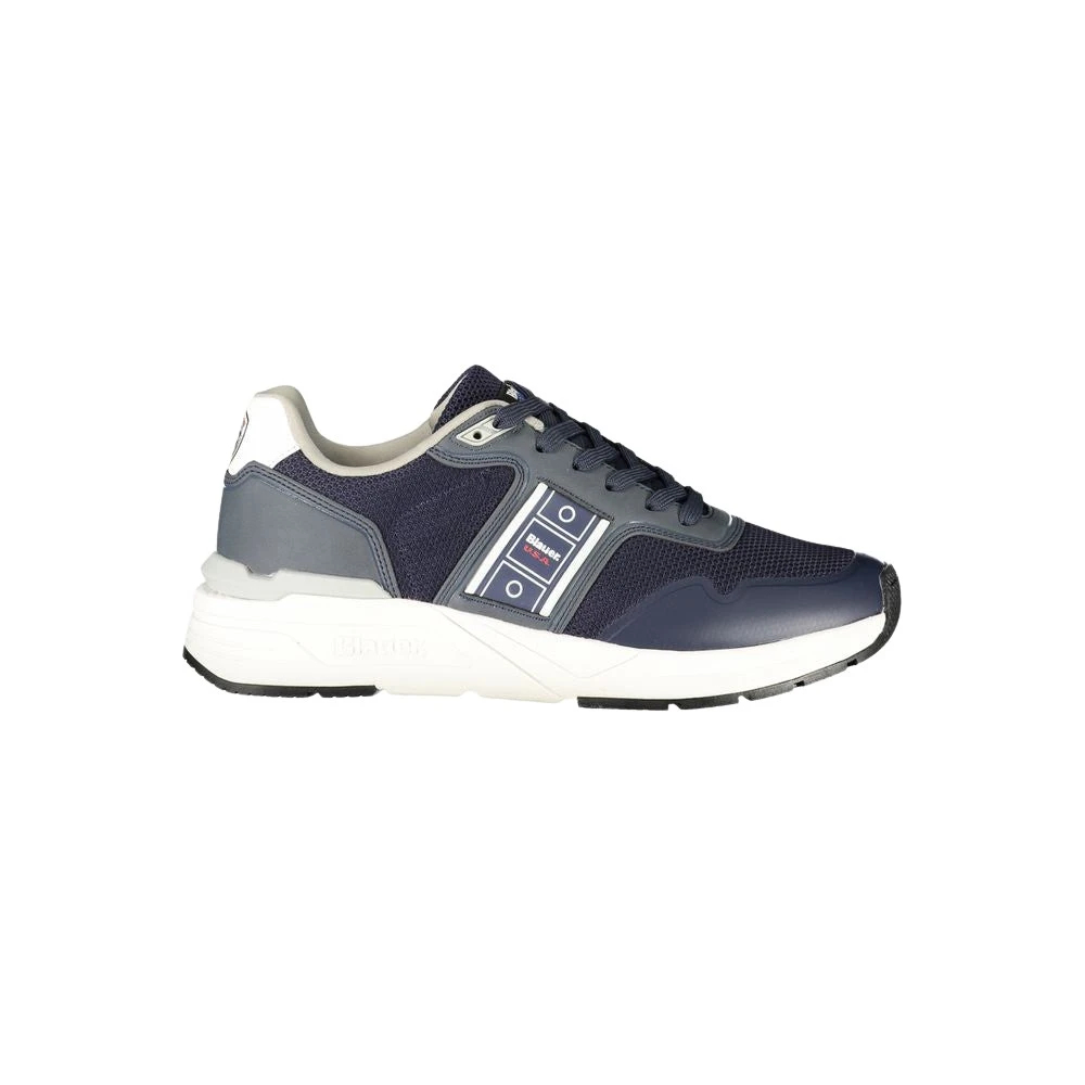 Blauer Herren Blau Er Blu Polyester Sneaker Eu43 - Bild 6