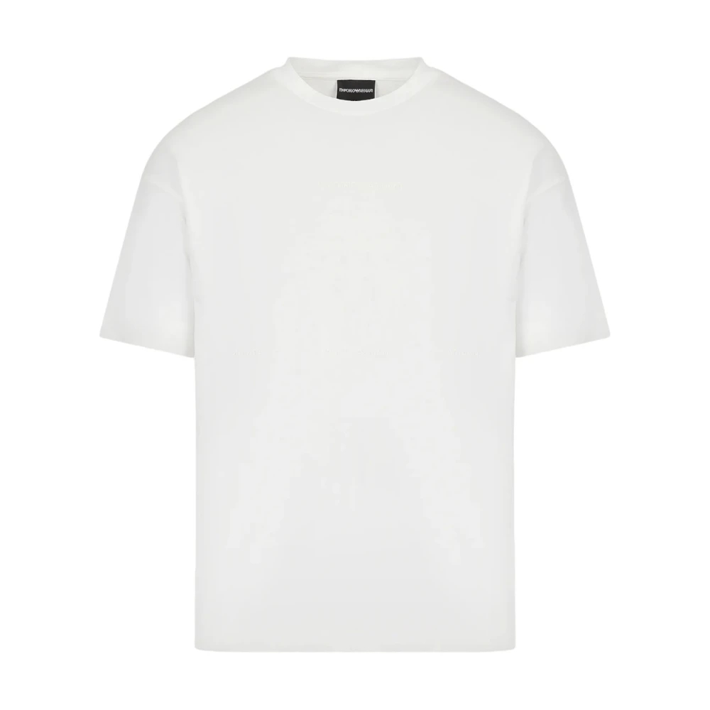 Emporio Armani Herren Weiß - Kurzarm T-Shirt - Tops - 3XL