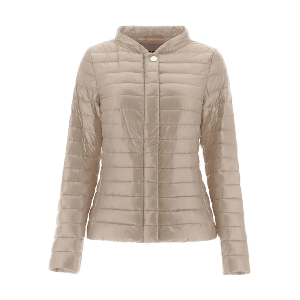Herno - Elena Kurze Daunenjacke - Jackets - Damen - Beige - L