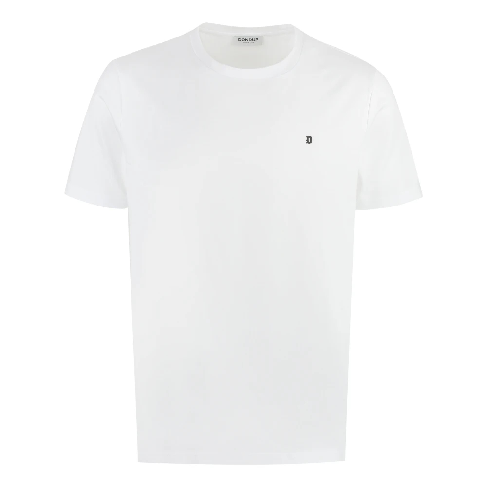 Dondup Herren Weiß - Regular-Fit T-Shirt Mit Rundhalsausschnitt - Tops - Xl
