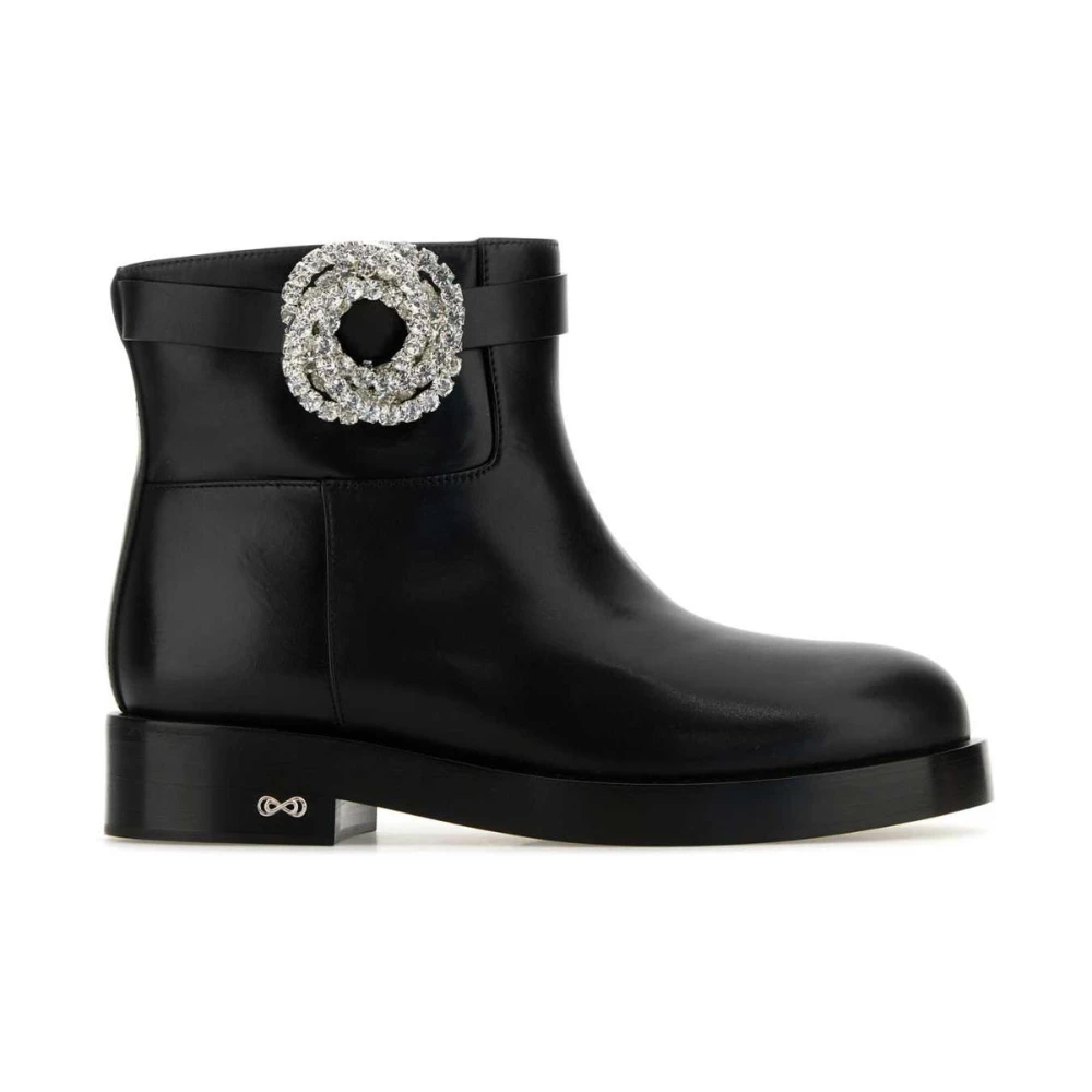 Mach & Mach Damen Schwarz - Galaxy Ankle Boots - Shoes - K - 36 Eu