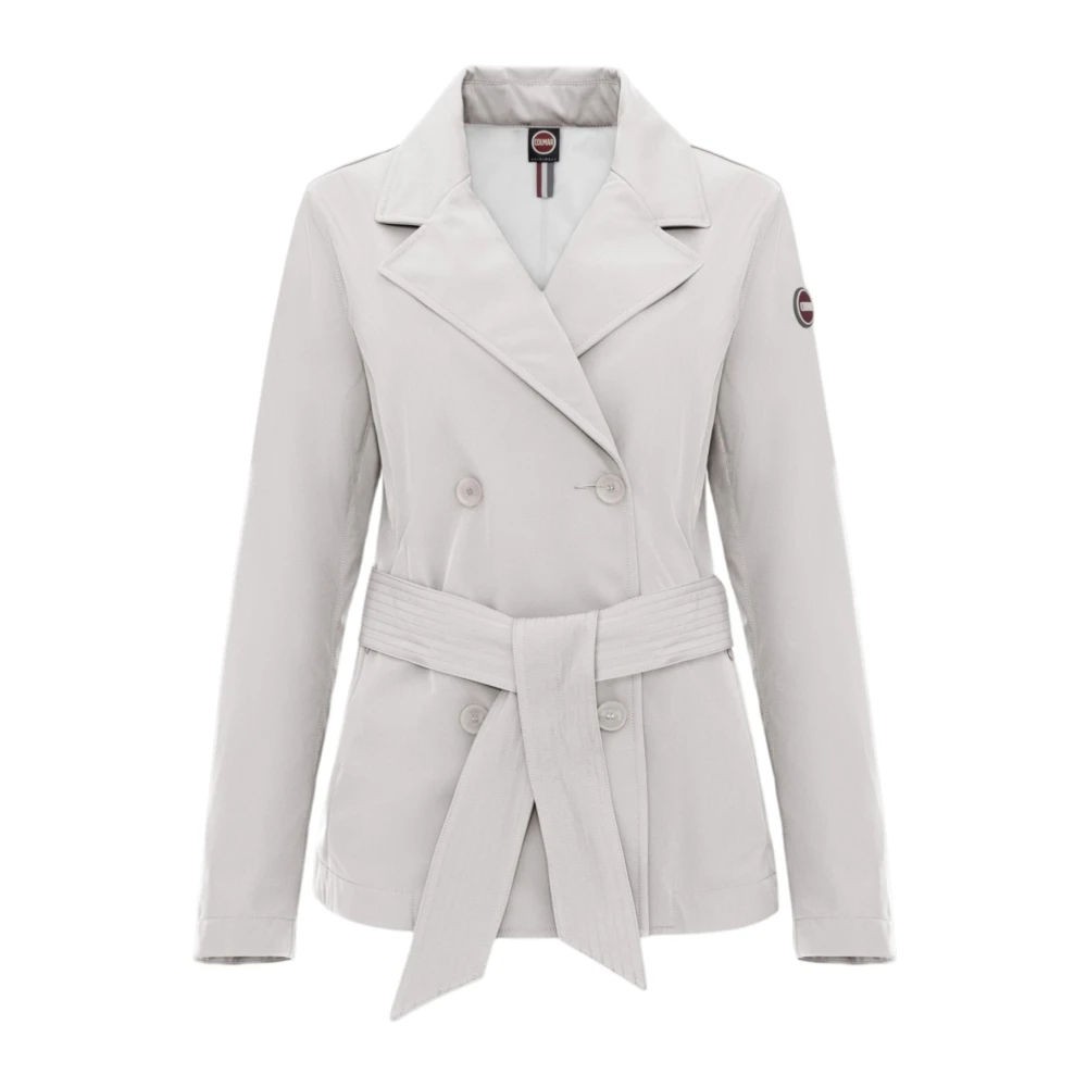 Colmar Damen Beige - Kurzer Softshell-Trenchcoat Mit Gürtel - Coats - 2XS