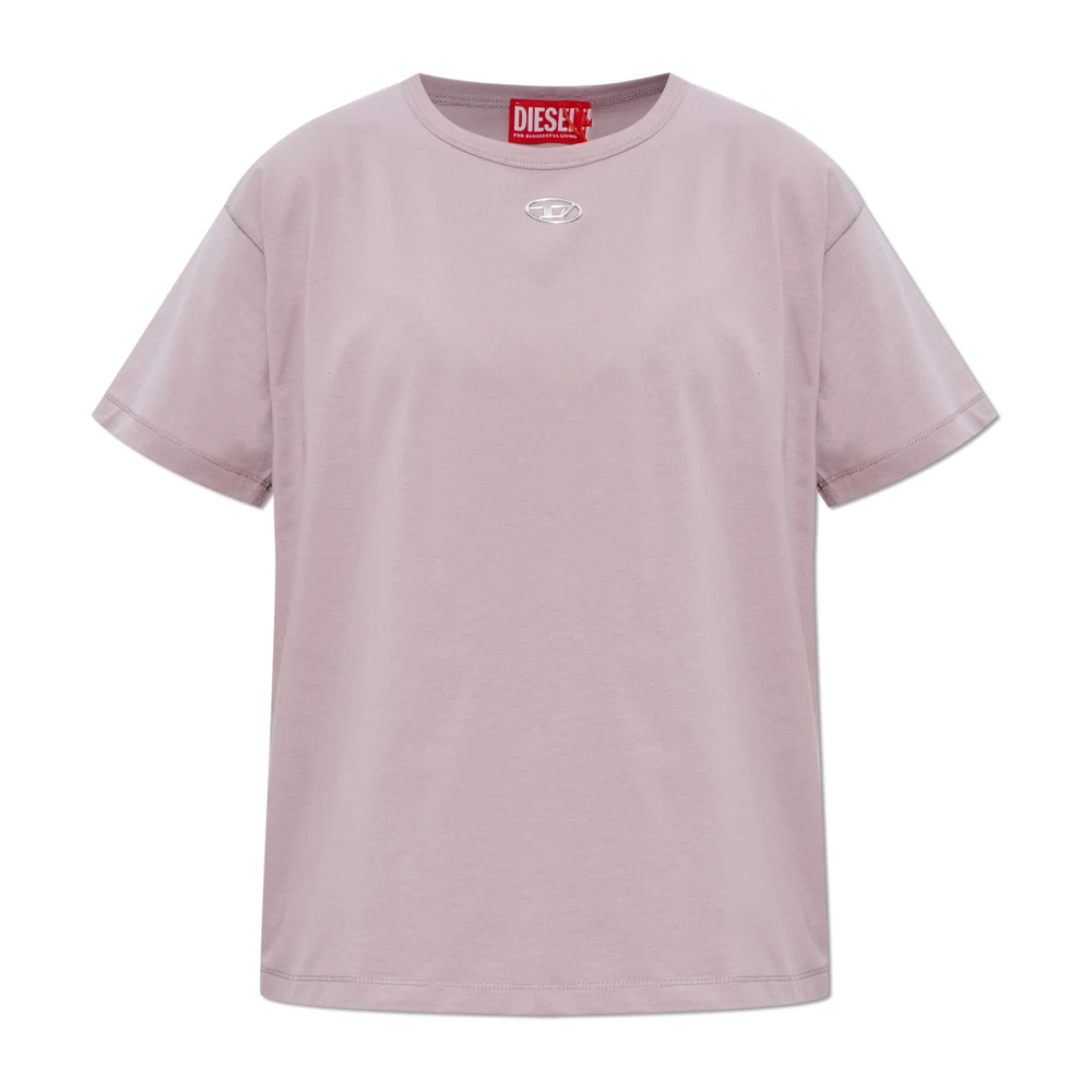 Diesel - T-Normy-Od-S1 T-Shirt - Tops - Damen - Lila - S