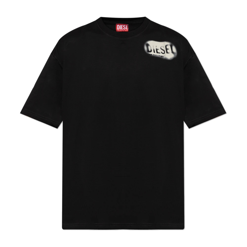 Diesel Herren Schwarz - T-Boxt-V2 T-Shirt - Tops - K - 2XL