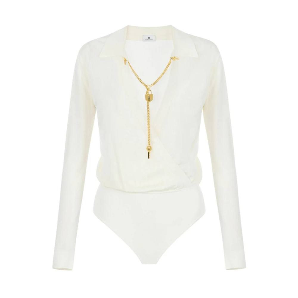 ELISABETTA FRANCHI WEISSER BODYSUIT - Image 5