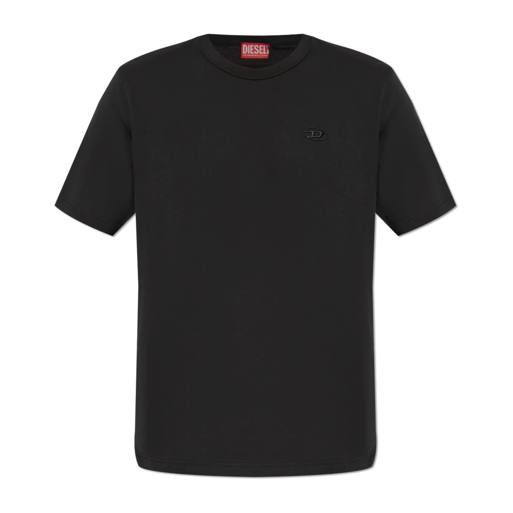 Diesel Herren Schwarz - T-Adjust-Slits-R17 T-Shirt - Tops - K -2Xl