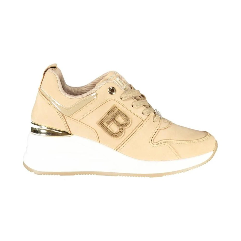 Laura Biagiotti Damen Beige - Polyester Sneaker - Shoes - 40 Eu