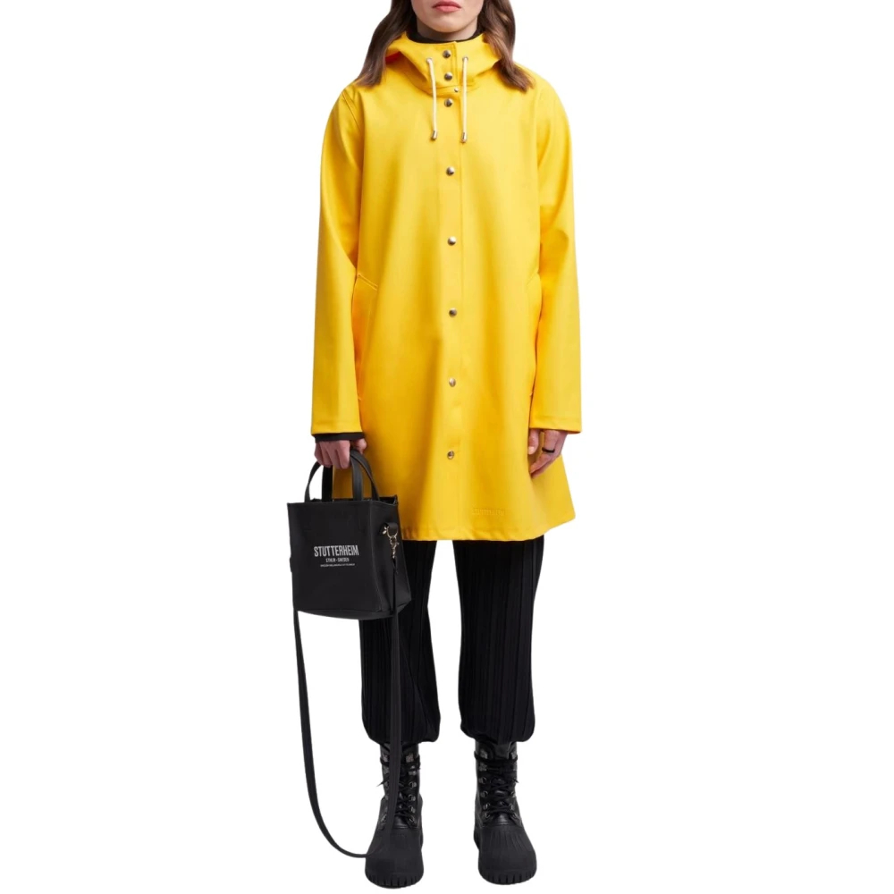 Stutterheim Damen Gelb - Er A-Linien-Regenmantel Mosebacke - Jackets - 2XS