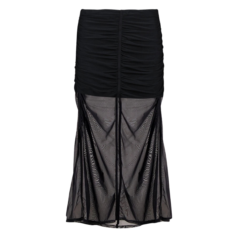 Diesel Damen Schwarz - Layered Skirt Frühling-Sommer 2025 - Skirts - K - M