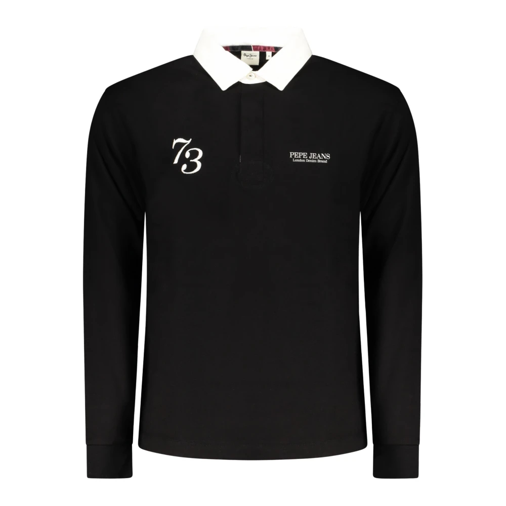 Pepe Jeans Herren Schwarz Baumwoll-Hoodie Für Frauen, Kapuze Und Kängurutasche Mittel - Bild 7
