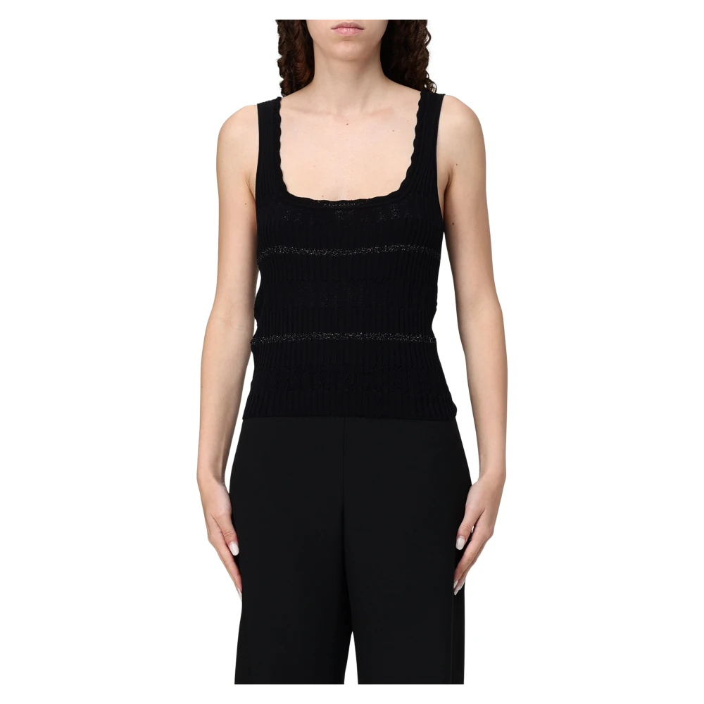 Pinko Damen Schwarz Top 104736 A2fc Z99 Regular Fit - Bild 2