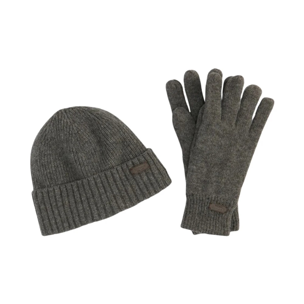 Barbour - Carlton Mütze & Handschuhe Geschenkset - Accessories - Herren - Grau - One Size - Bild 5