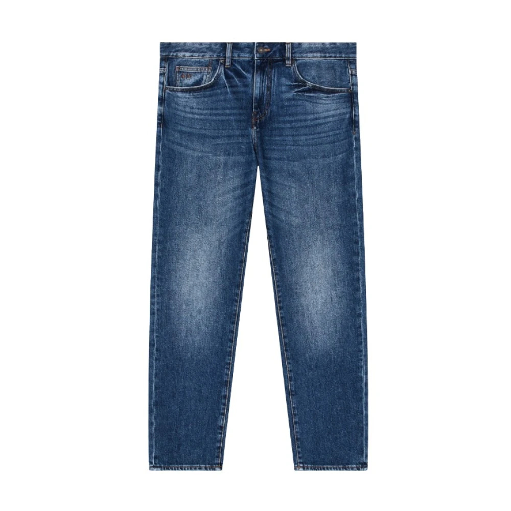 Armani Exchange Herren Blau - Slim Fit Jeans Aus Stretch-Denim - Jeans - W32