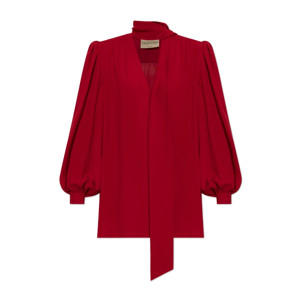 Valentino , Damen, Blusen & Hemden, Rot, L - Bild 7