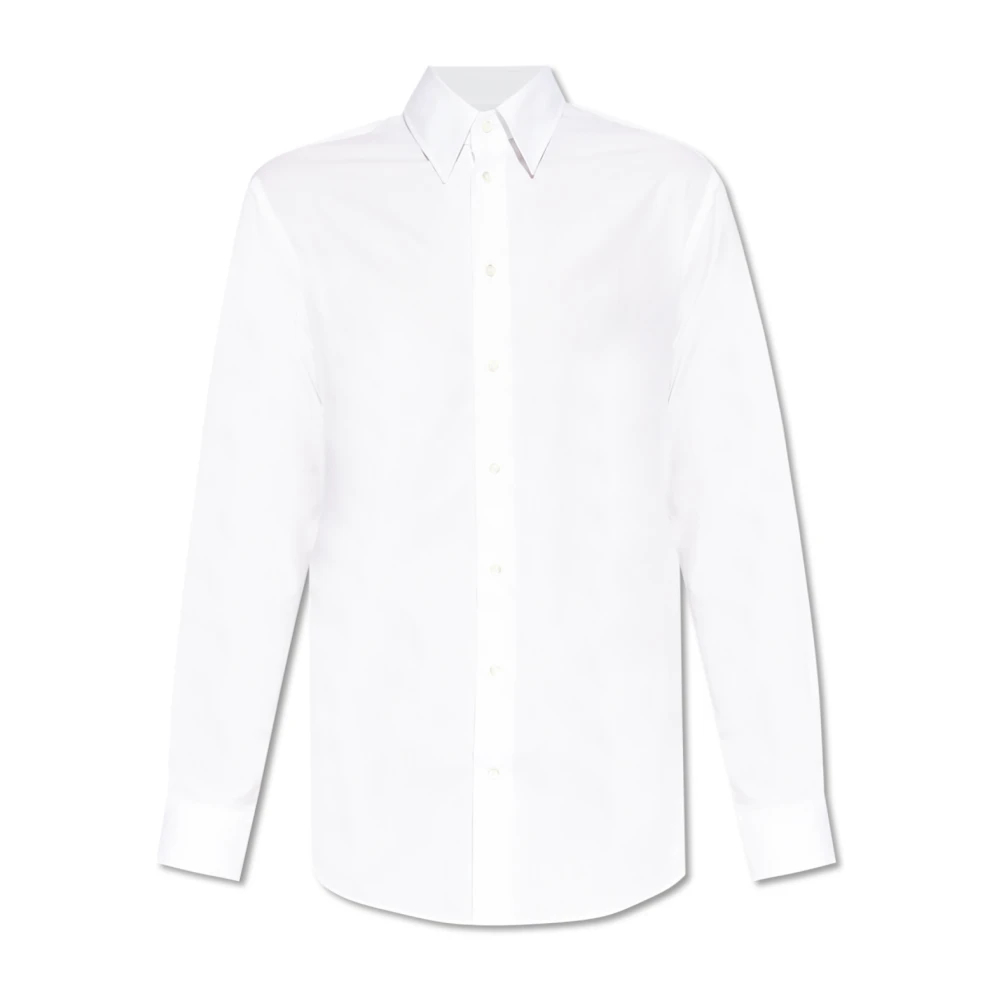 Emporio Armani Herren Weiß - Baumwollhemd - Shirts - L