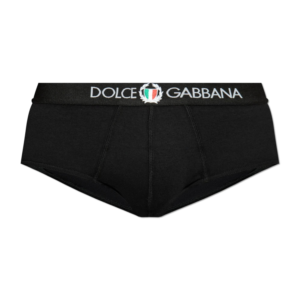 Dolce & Gabbana Herren Schwarz - Baumwollslips - Underwear - K - S