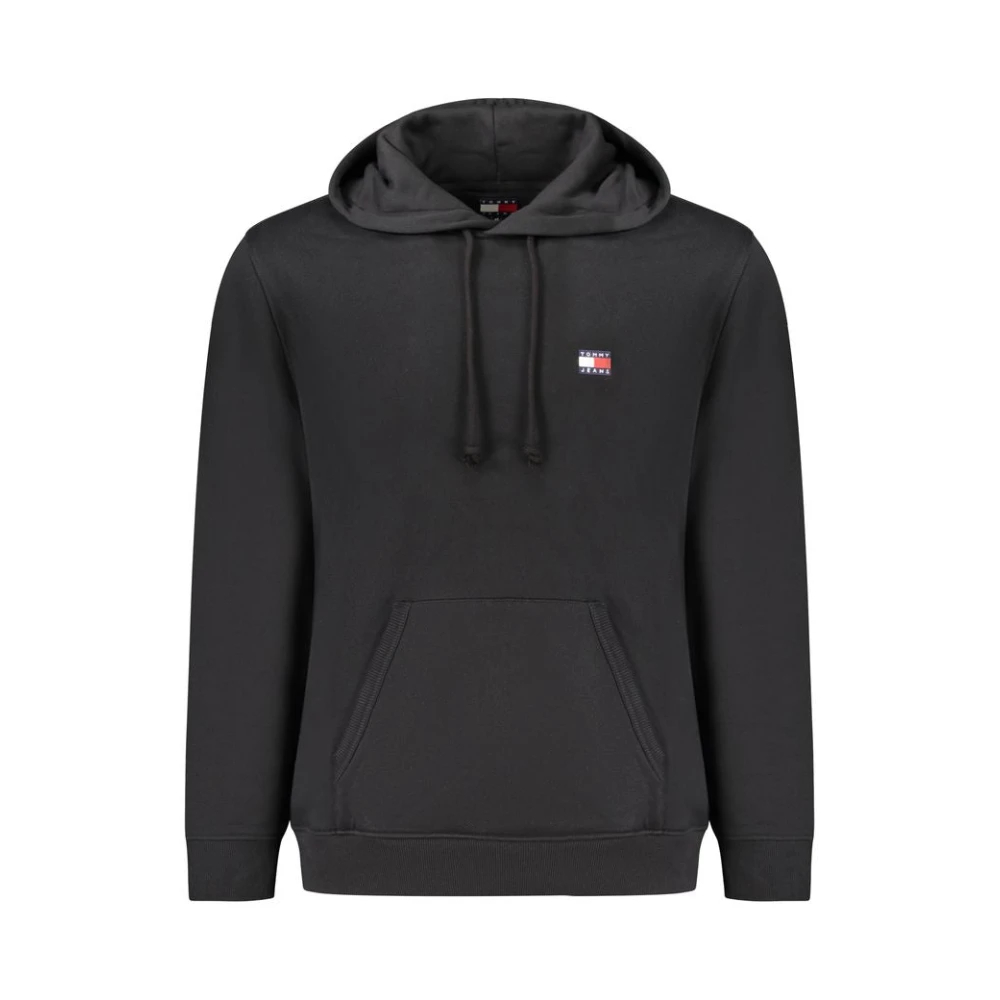 Tommy Jeans, Herren, Pullover, Tjm Reg Badge Hoodie Ext, Schwarz, (L) - Bild 5