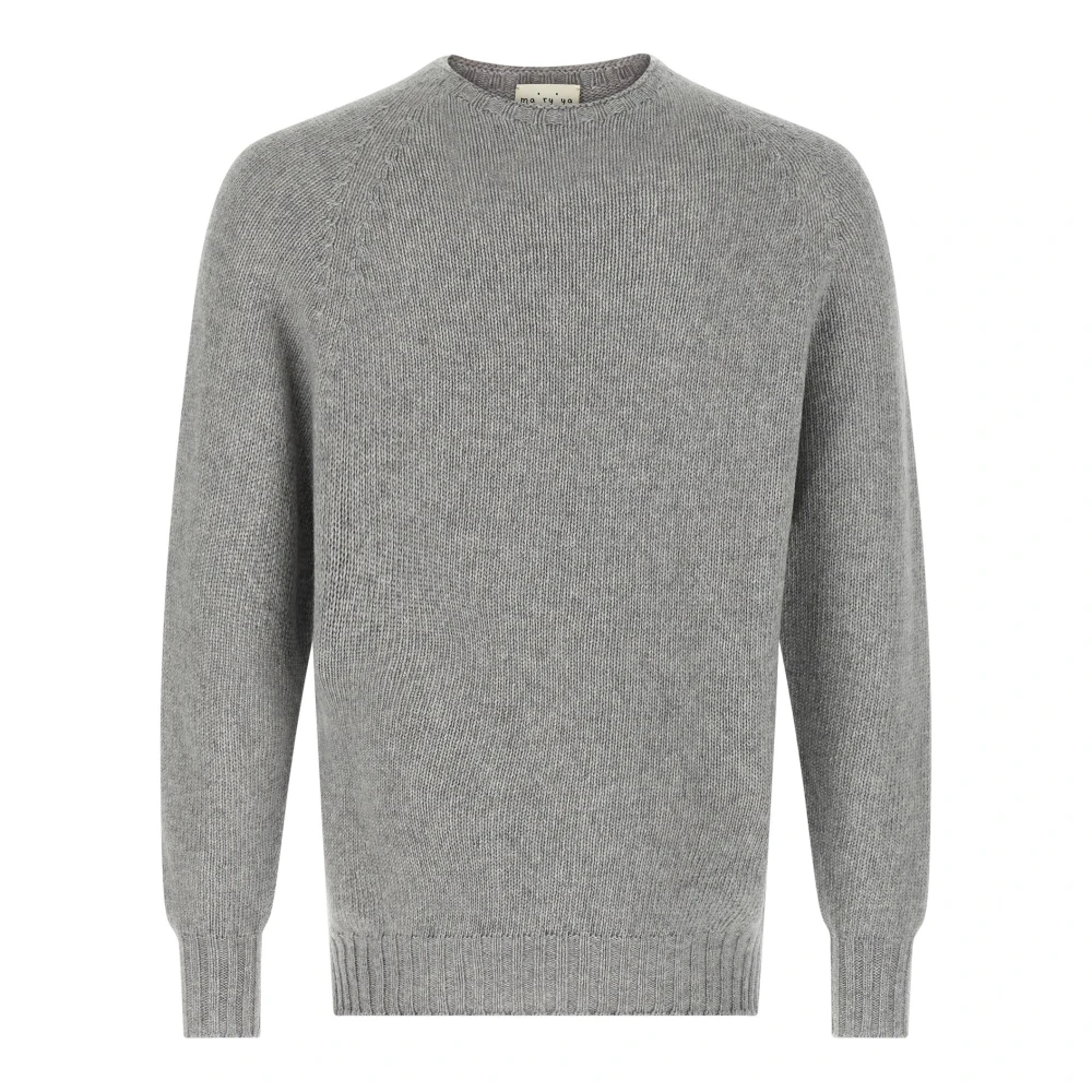 Ma'ry'ya Herren Grau - Cashmere-Pullover - Knitwear - S