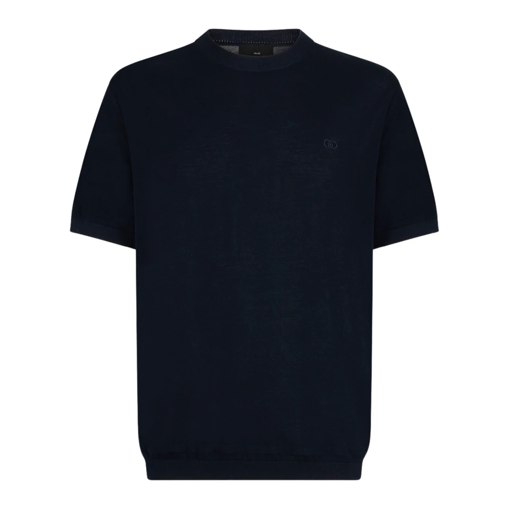 Liu Jo Herren Blau - Maglia Shortcrepe - Tops - Xl
