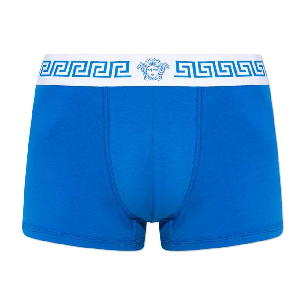 Versace Herren Blau - Baumwoll-Boxershorts - Underwear - Xl