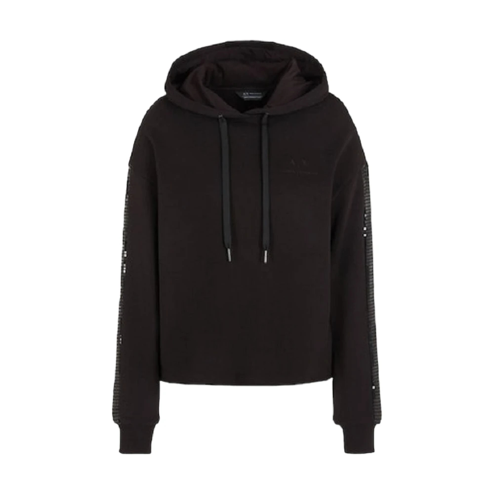 Armani Exchange Damen Schwarz - 6Rym09 Hoodie - Sweatshirts & Hoodies - K - Xs