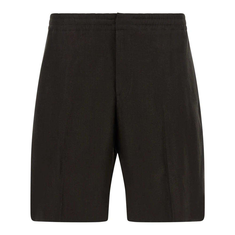 Zegna Herren Braun - Leinen-Bermudashorts - Shorts - Xl