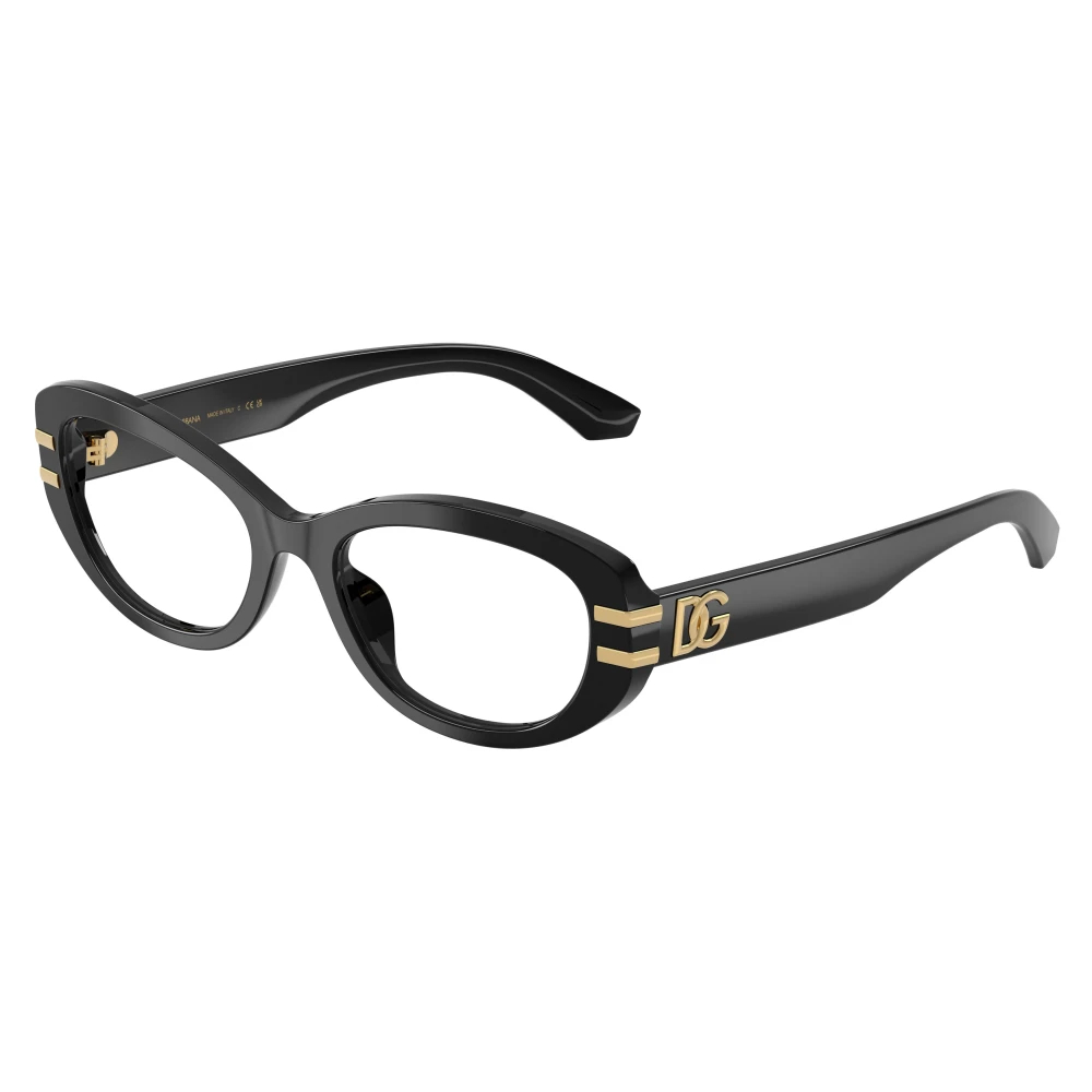 Dolce & Gabbana Damen Transparent Dg3455 501 Optische Fassungen Acetat Schwarz Schmetterling Normal - Bild 6