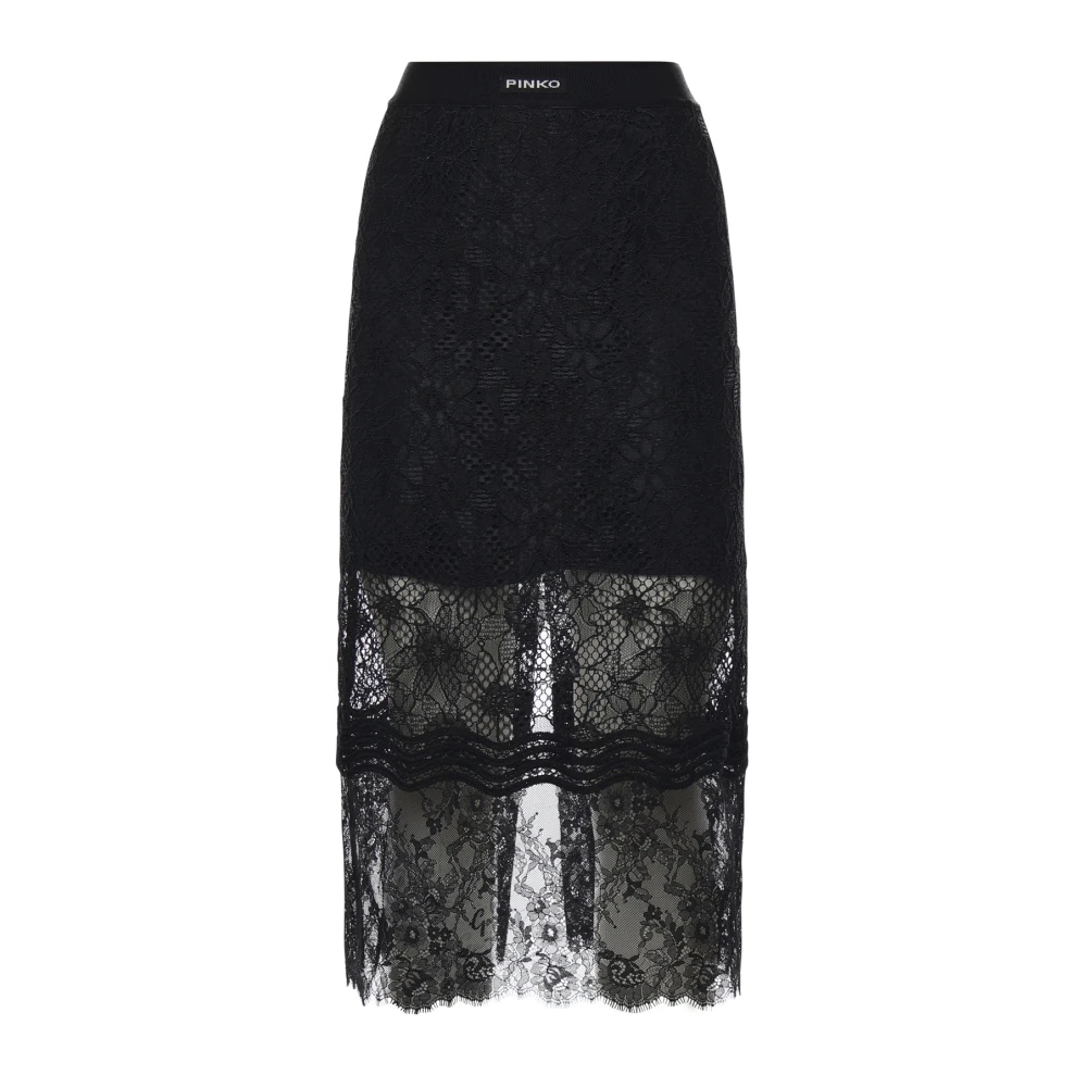 Pinko Damen Schwarz - Midi-Röcke - Skirts - K - Xs