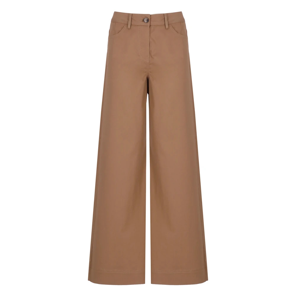 Marella Damen Braun - Emme Hose - Trousers - S