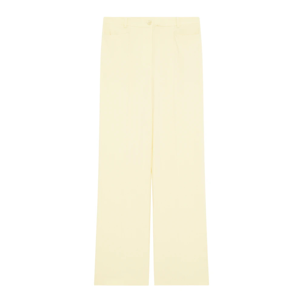 Patrizia Pepe Damen Gelb - Palazzo-Hose - Trousers - 3XS