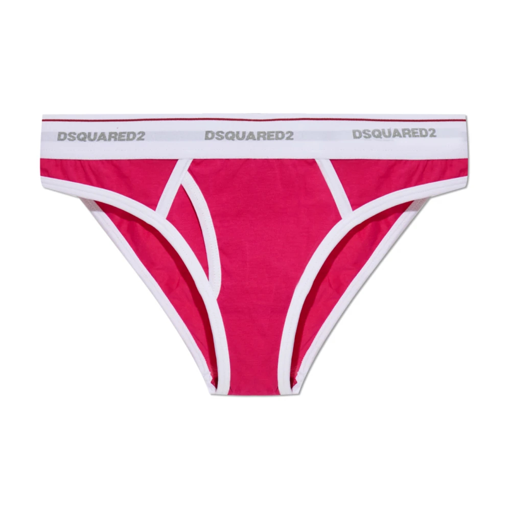 Dsquared2 Damen Rosa - Logo Briefs - Underwear - M