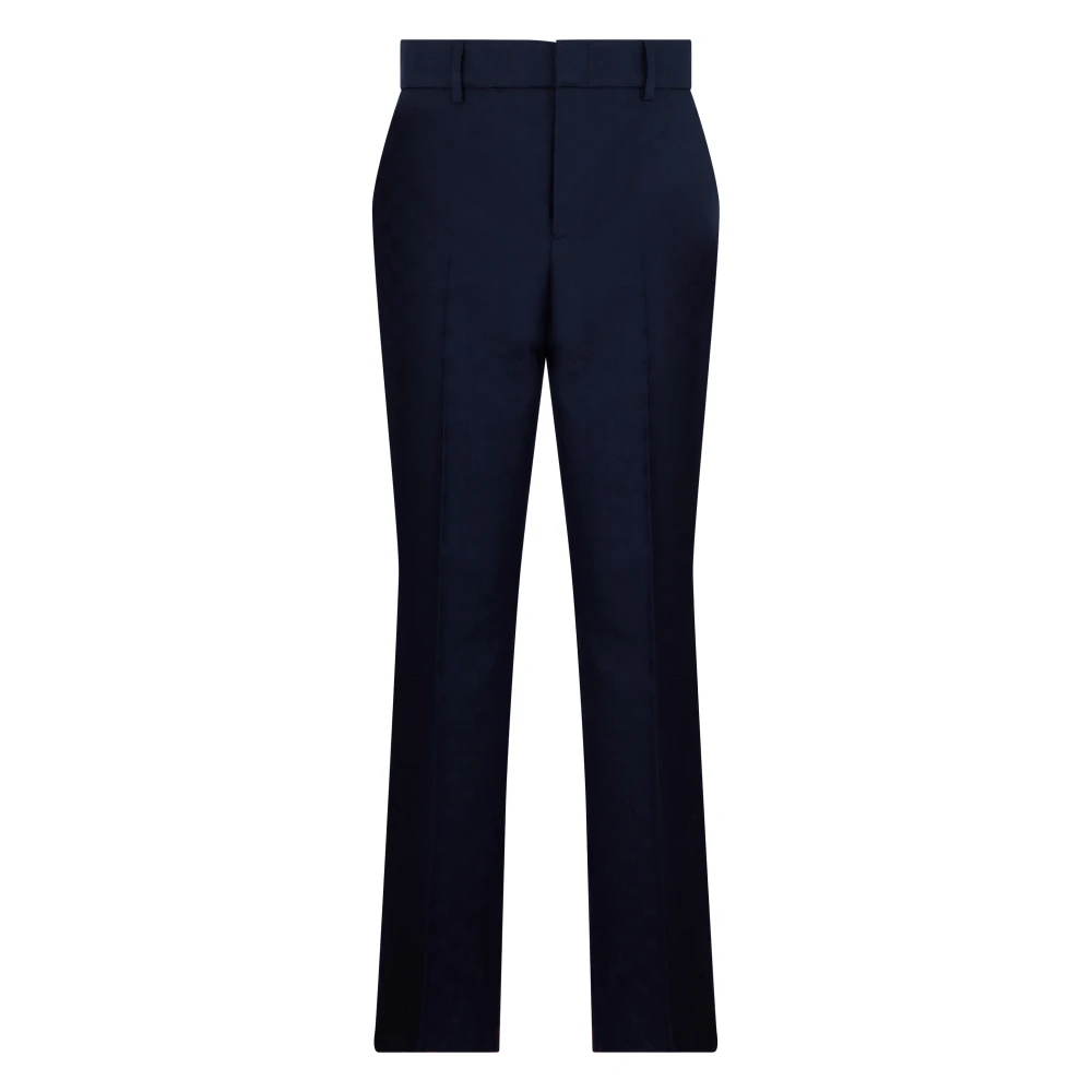 Gucci Damen Blau - Baumwollgabardine-Hose - Trousers - S