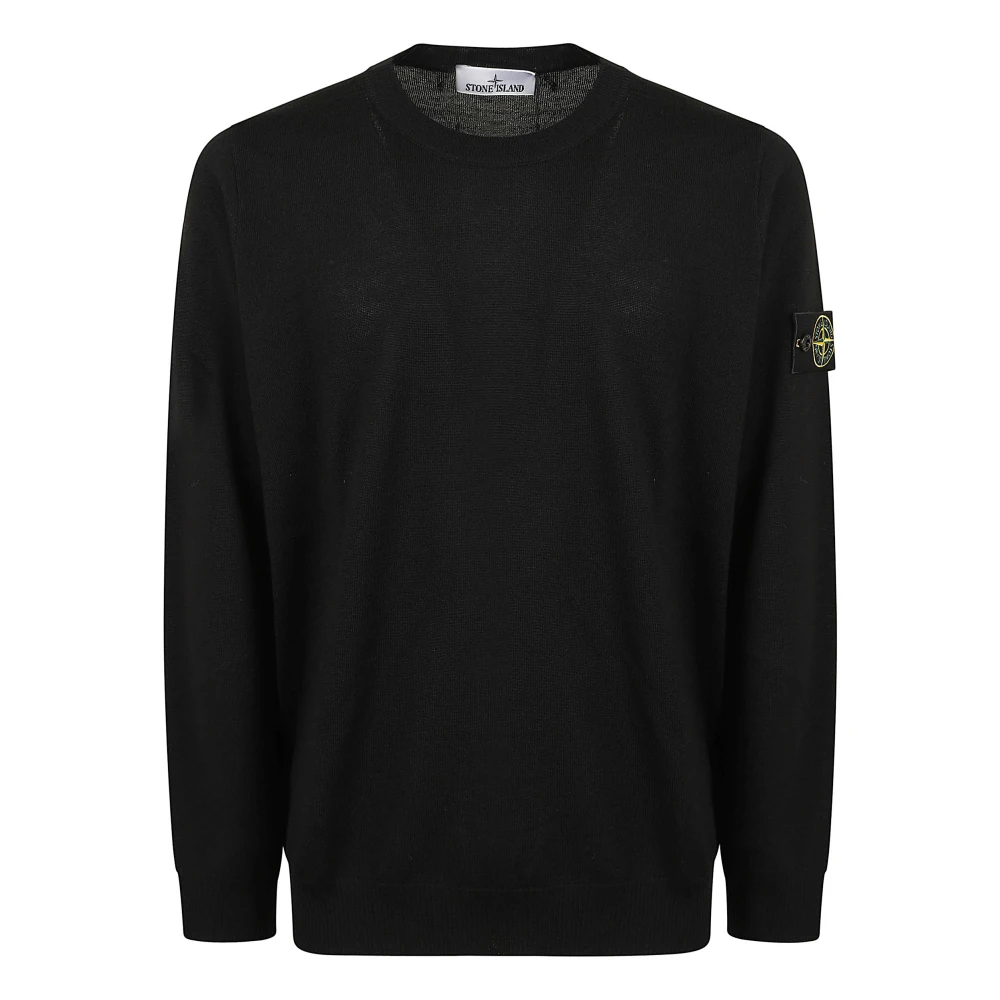 Stone Island , Herren, Strickwaren, Schwarzk, M - Bild 5