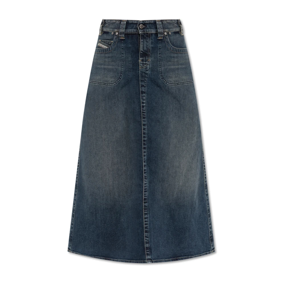 Diesel Damen Blau - Midi-Rock - Skirts - W29