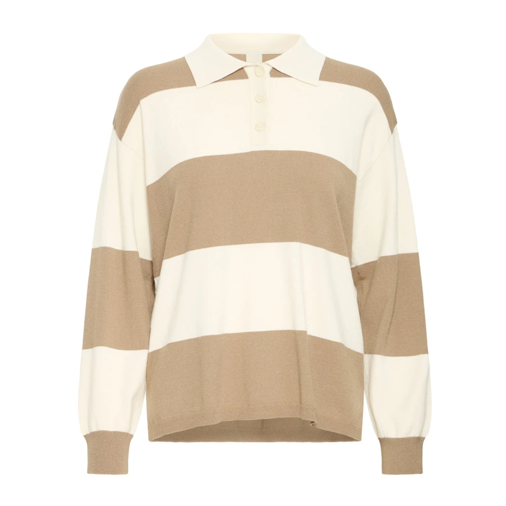 Ichi, Damen, Pullover, Boston 14, Braun, (L) - Bild 4