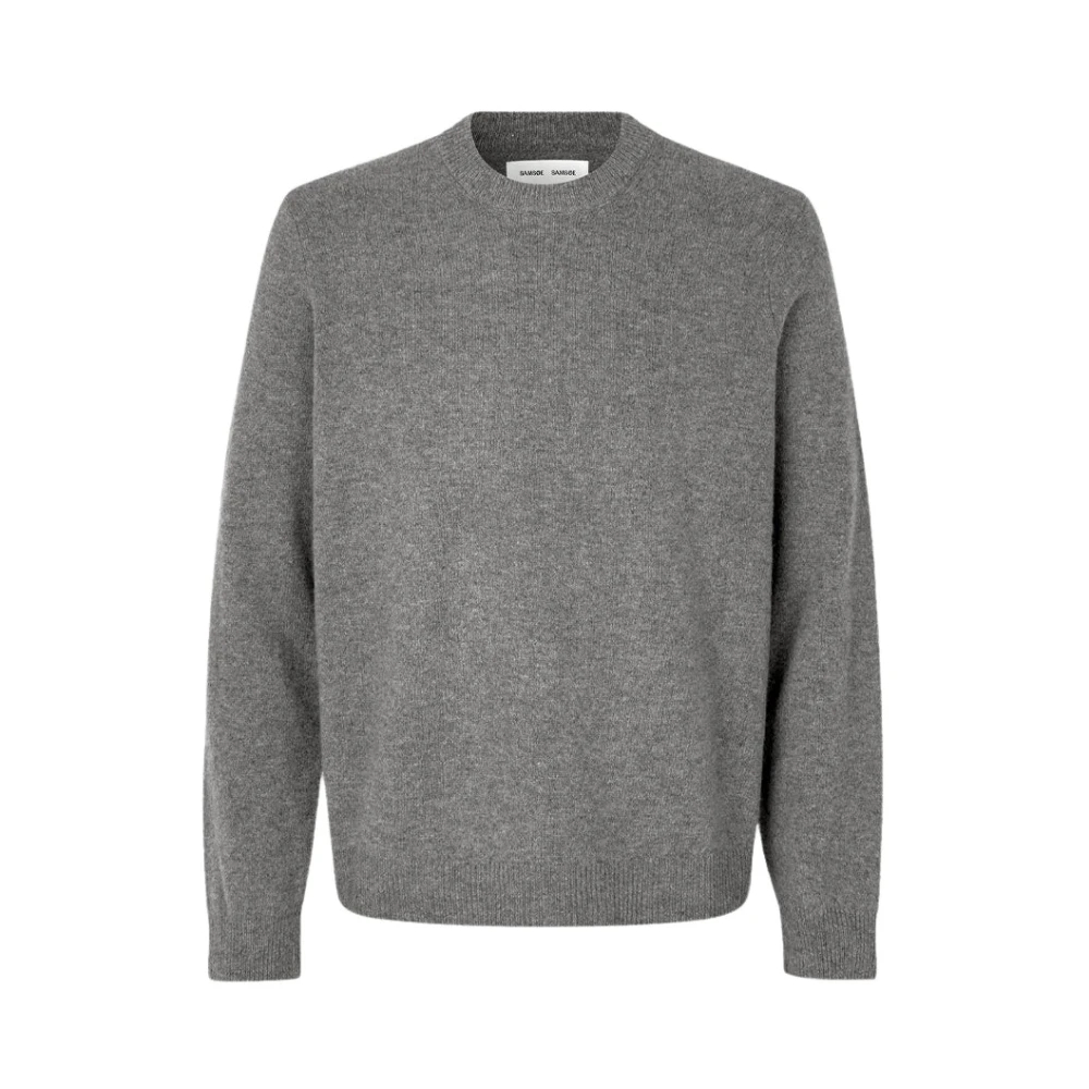 Samsøe & Samsøe Herren Grau Isak Knit Sweater 15010 - Bild 7