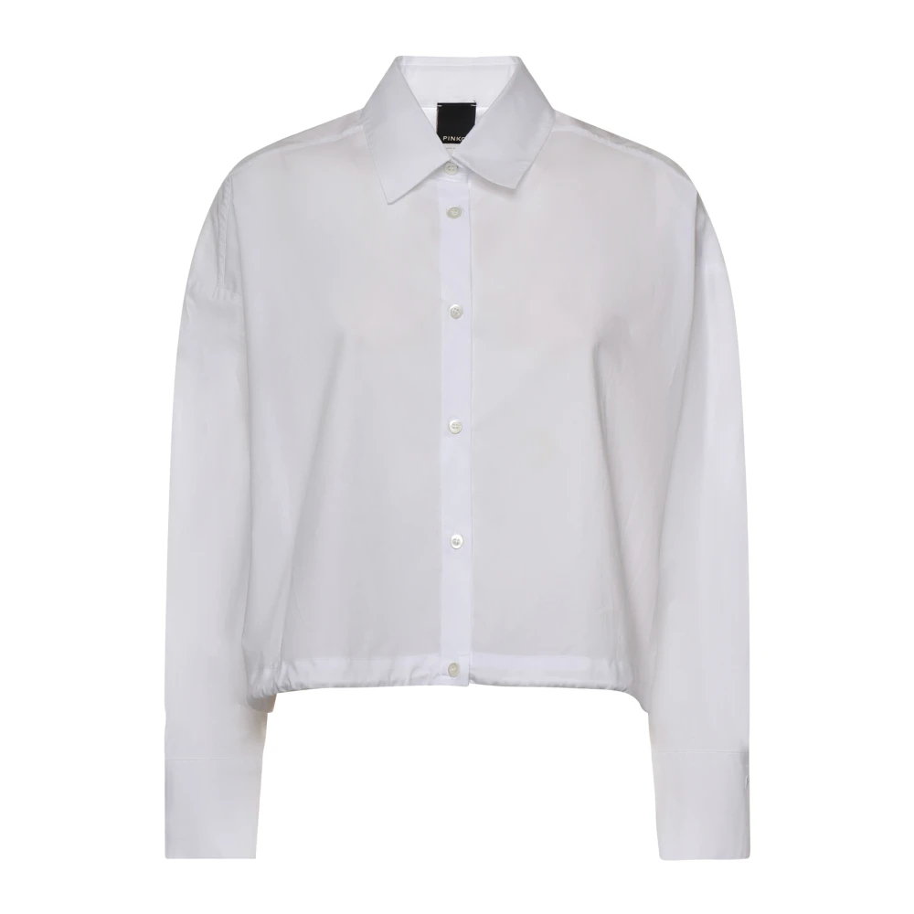 Pinko - Popeline-Hemd - Blouses & Shirts -Damen -Weiß -L