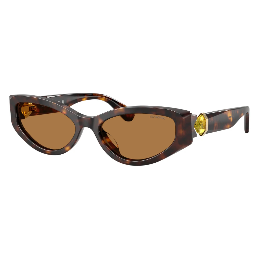 Swarovski Damen Bronze Frau Sunglass Sk6045u - Rahmenfarbe: Havana, Linsenfarbe: - Bild 3