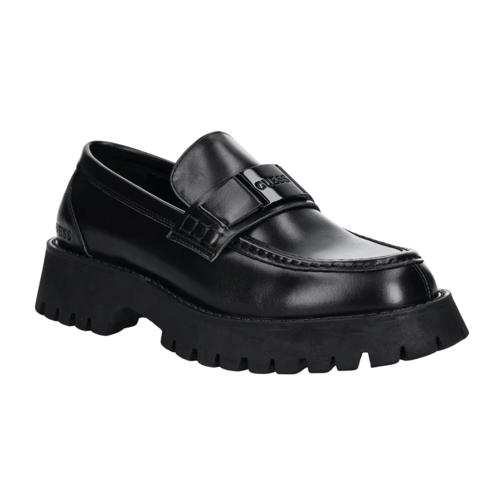 Guess - Herren - Slipper Gorizia - 43 - Schwarz - Leder - Bild 4