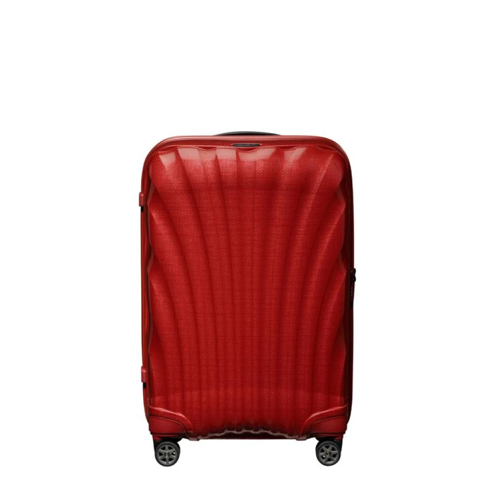 Samsonite Hartschale Trolley C-LITE 69/25 Chili Red TSA ultra leicht 4 Rollen - Bild 4