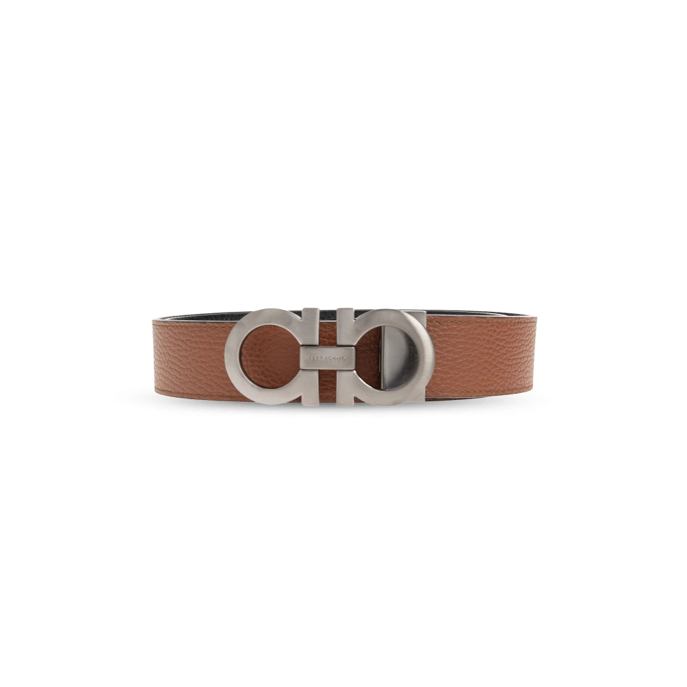 FERRAGAMO | Two-tone Gancini reversible belt | Man | 115 - Bild 6