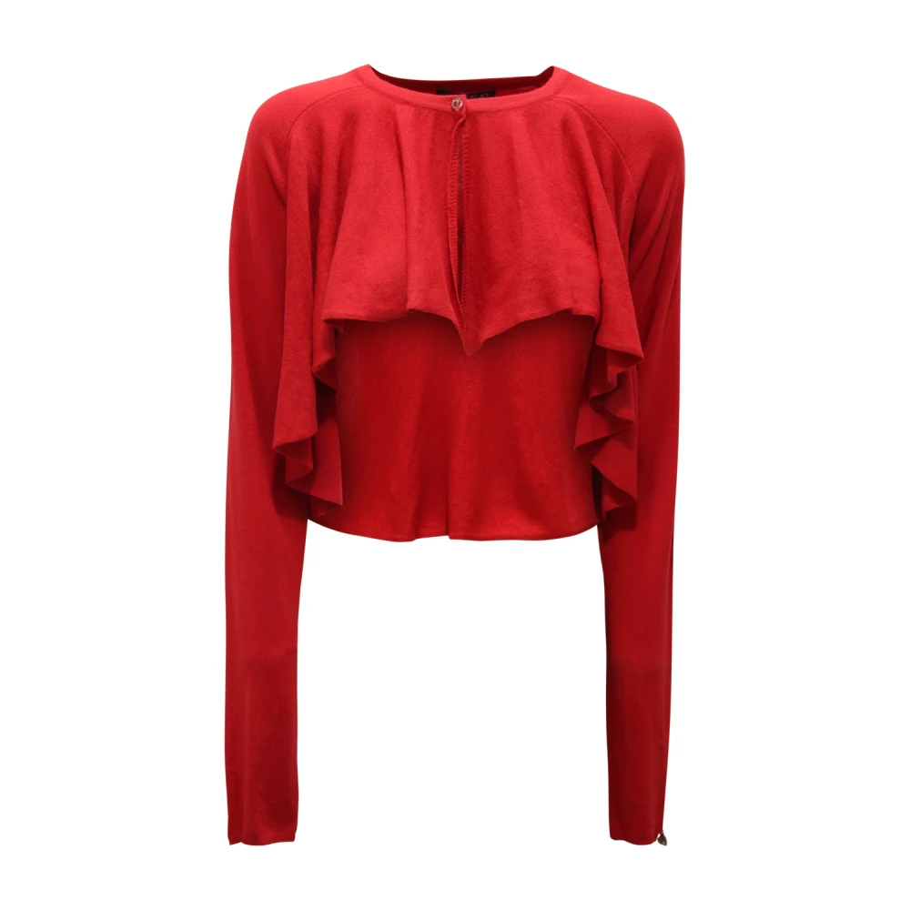 Liu Jo Damen Rot - Cardigan Wo Sweater - Knitwear - L