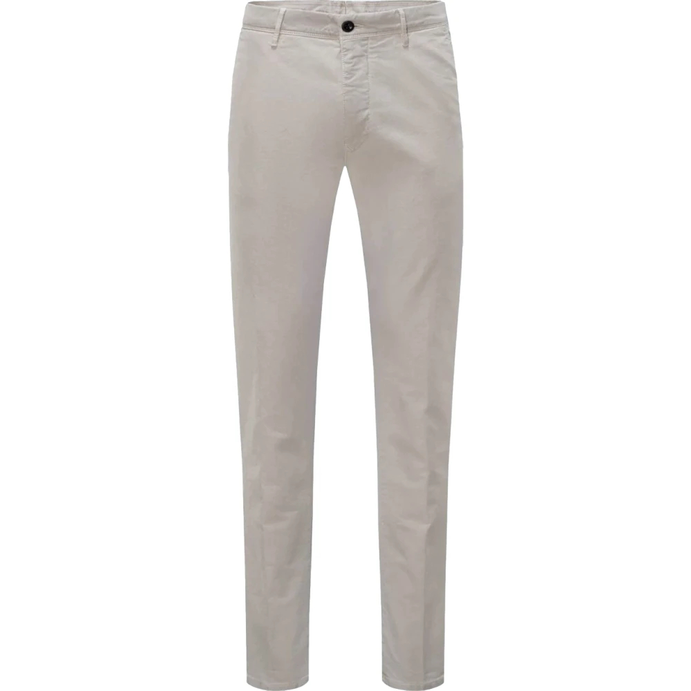 Incotex Herren Grau - Hellgraue Diagonale Hose - Trousers - W31