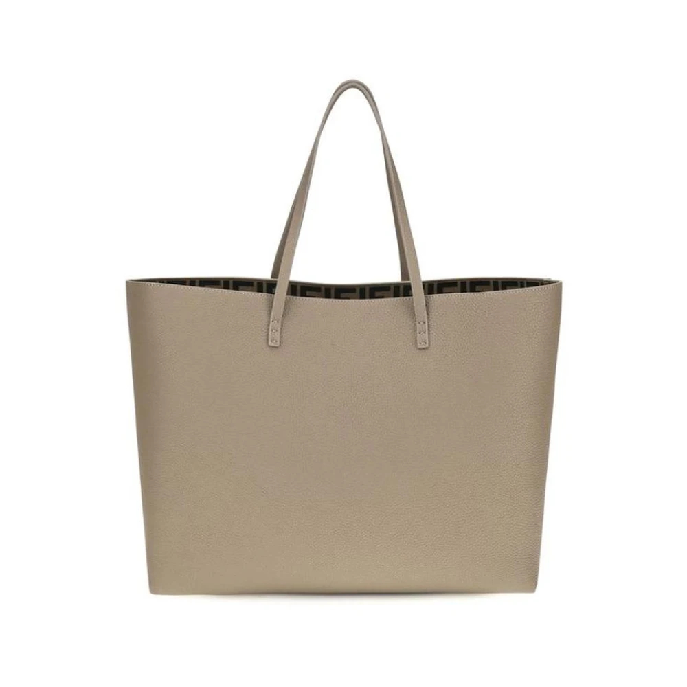Fendi Roll Medium Leather Tote Bag - Bild 6