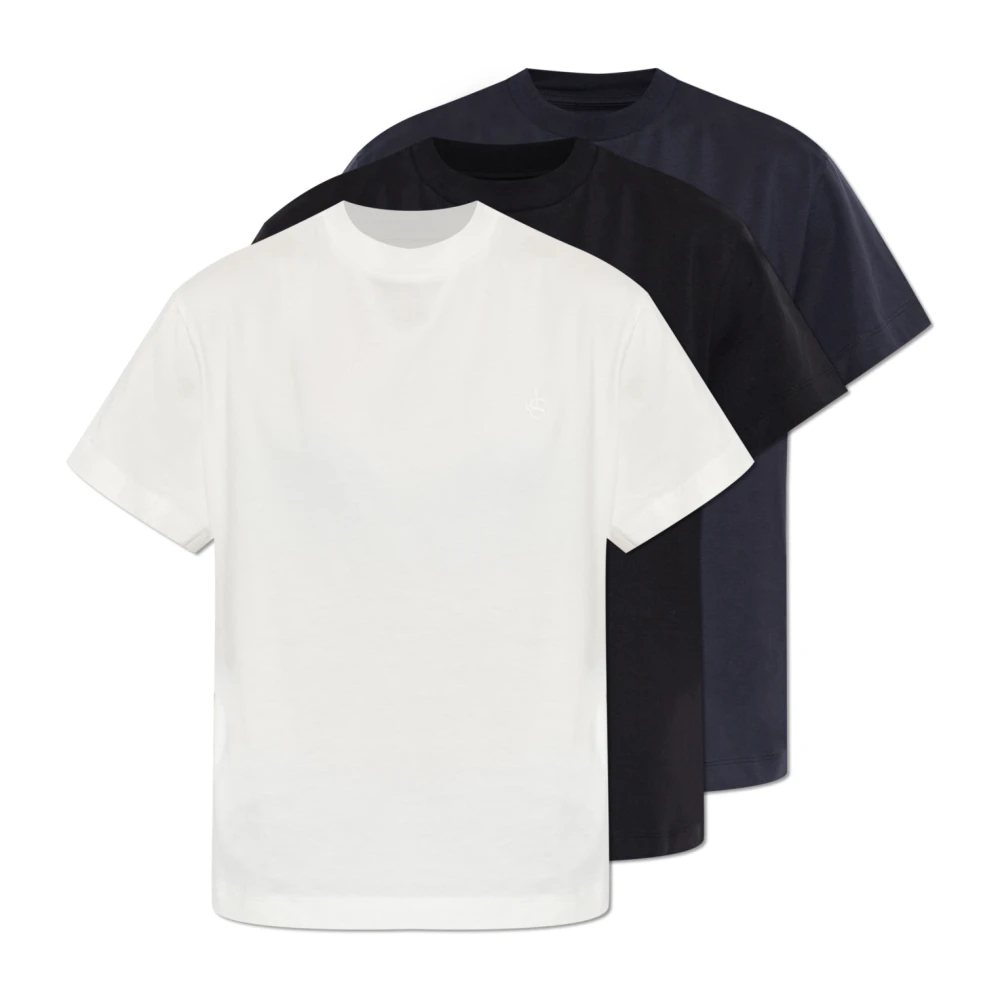 Jil Sander Damen Multicolor - 3Er-Pack Kurzarm-T-Shirts - Tops - Mehrfarbig - Xs