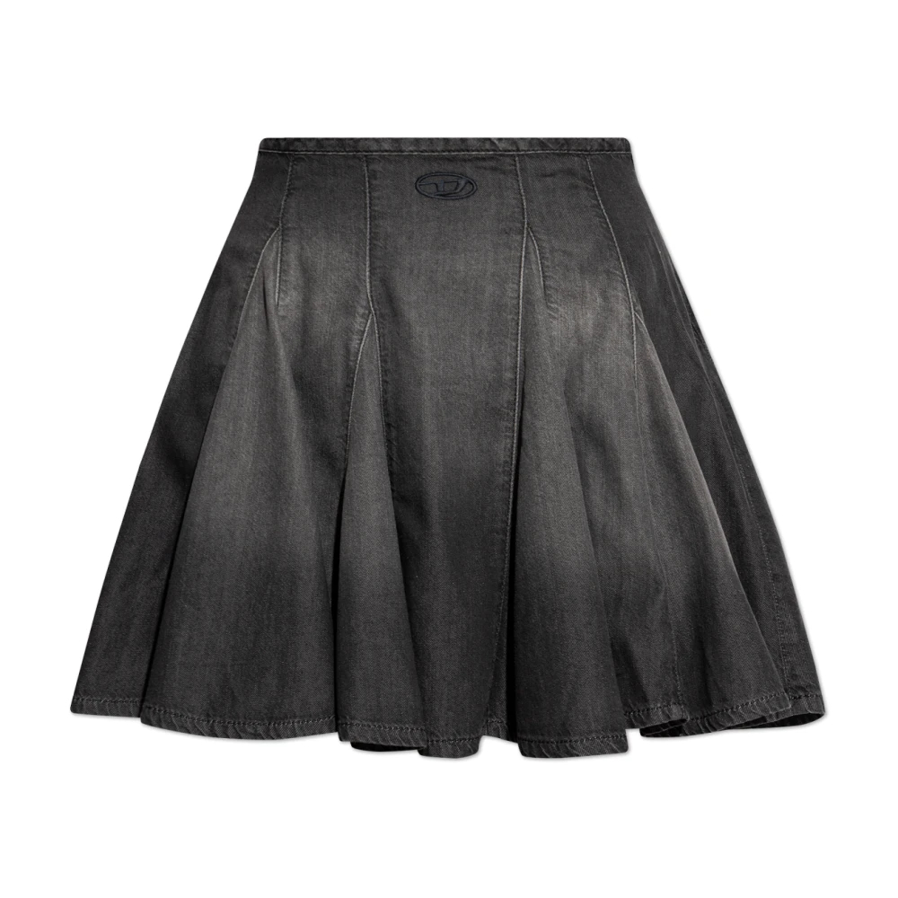 Diesel Damen Schwarz - De-Spiki-S Rock - Skirts - K -W28