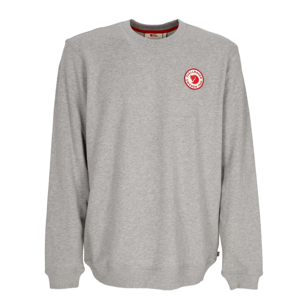Fjällräven - 1960 Logo Crewneck Sweatshirt Grau - Sweatshirts & Hoodies - Herren - Grau - M