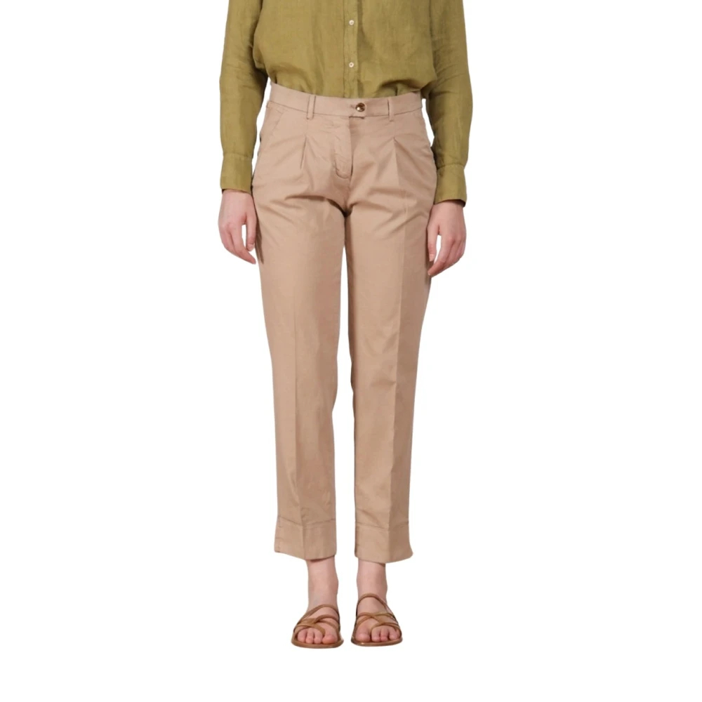 Mason's Damen Beige - New York Carrot Sartoriale 1 Pince - Trousers - Xl