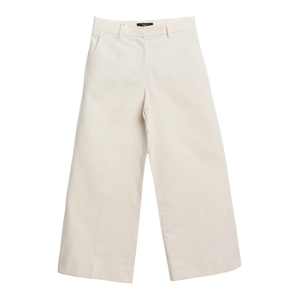 Weekend Max Mara Damen Beige - Baumwoll- Und Leinenhose Aus Canvas - Trousers - Xs