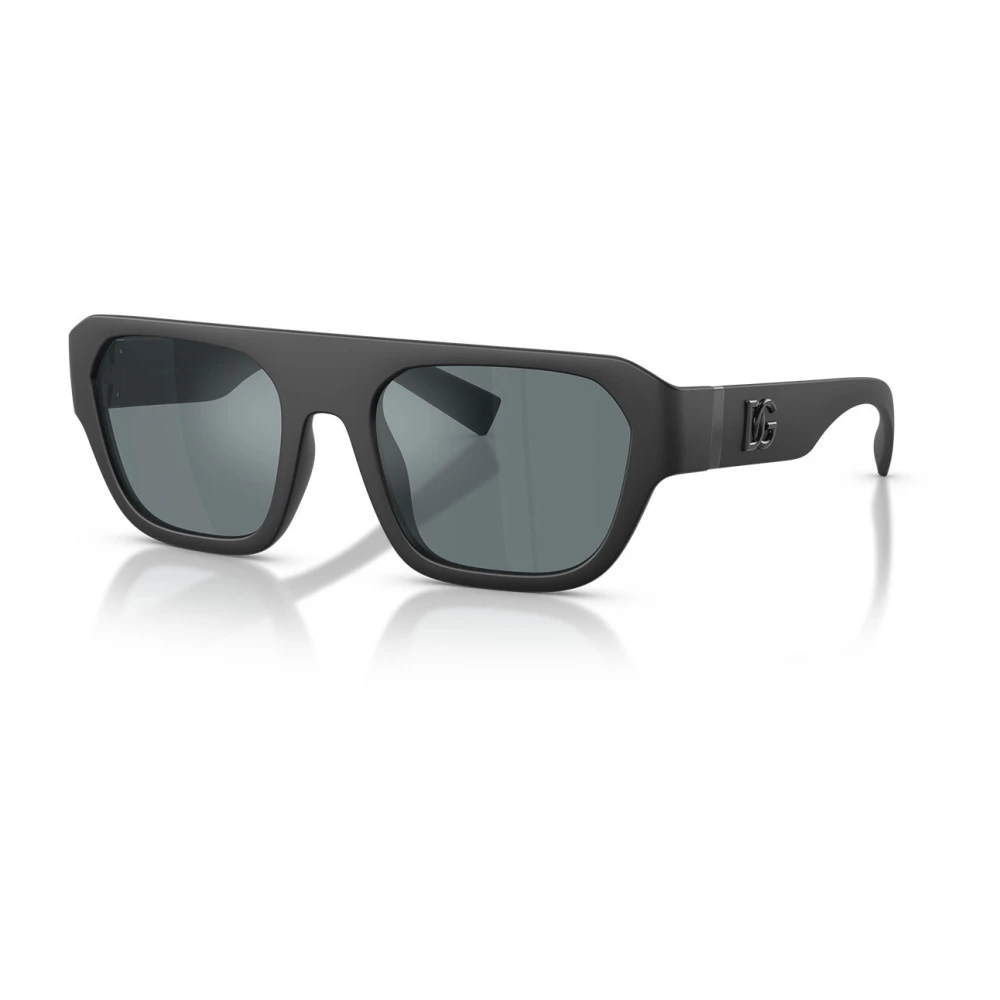 Dolce & Gabbana Herren Matte Black Dg6206 25256G Schwarze Sonnenbrillen - Bild 9